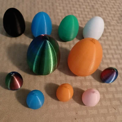 Trứng Phục Sinh Có Móc Treo - Dạng Nhấn (Không Cần Support)