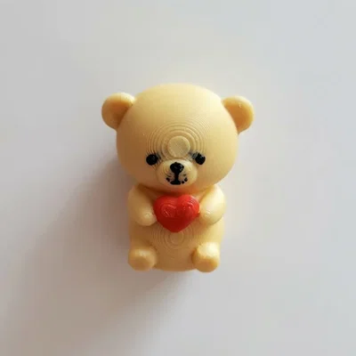 Móc khóa gấu nhỏ dễ thương có tích hợp nam châm