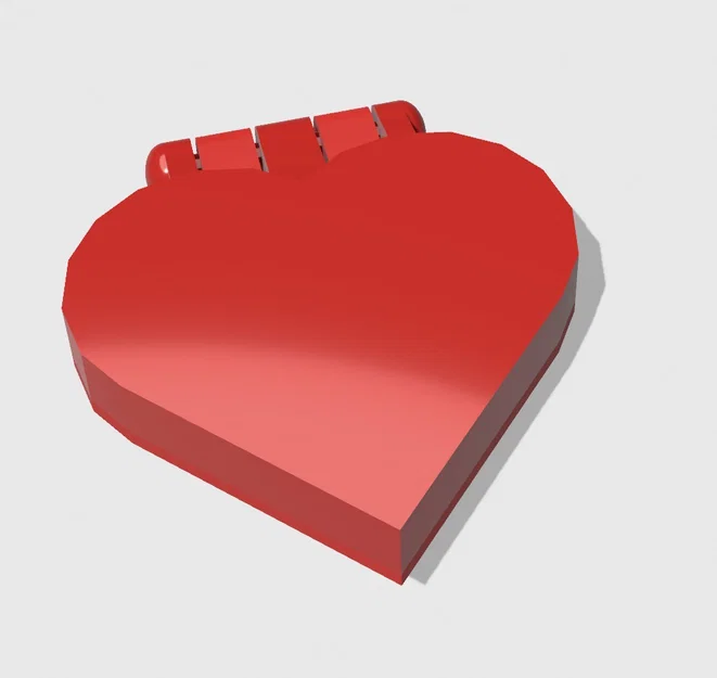 Mẫu in 3D hộp đựng hình trái tim dễ thương - Heart case - Image 2