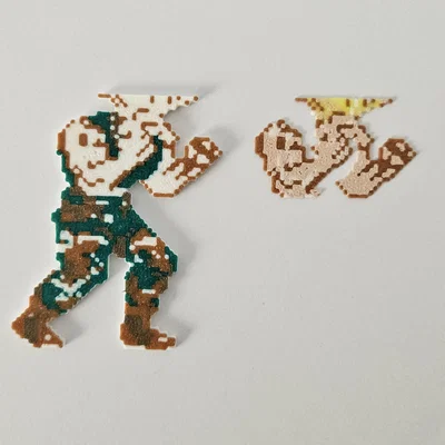 Guile SF2 - Phiên bản Cổ điển (Diorama & Móc khóa)