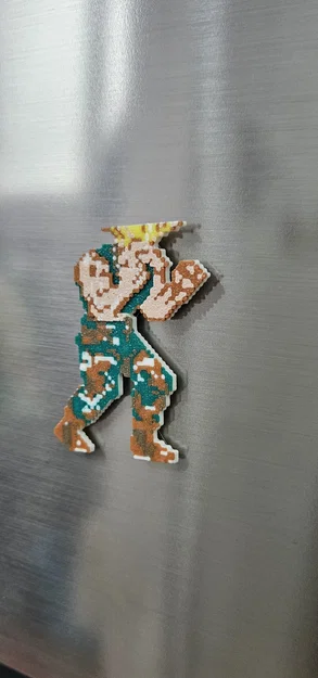 Guile SF2 - Phiên bản Cổ điển (Diorama & Móc khóa) - Image 3