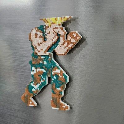 Guile SF2 - Phiên bản Cổ điển (Diorama & Móc khóa)