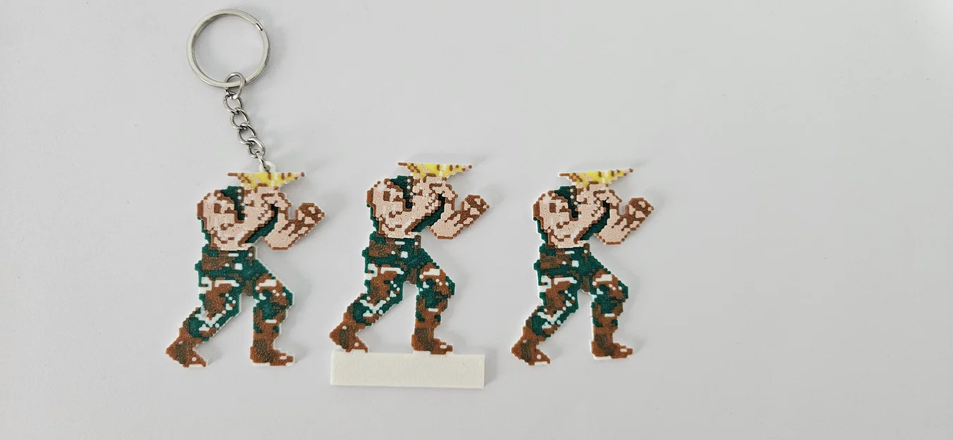 Guile SF2 - Phiên bản Cổ điển (Diorama & Móc khóa) - Image 4