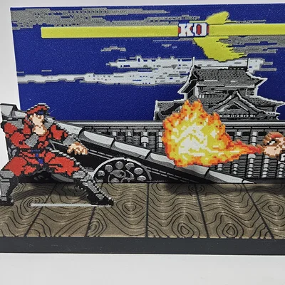 Mr.Bison SF2 - Phiên bản Cổ điển (Diorama & Móc khóa)