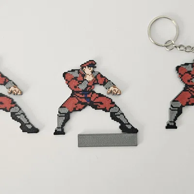 Mr.Bison SF2 - Phiên bản Cổ điển (Diorama & Móc khóa)