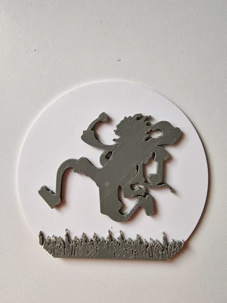 Tranh treo tường 3D Luffy Gear 5 - Decor One Piece độc đáo - Image 1