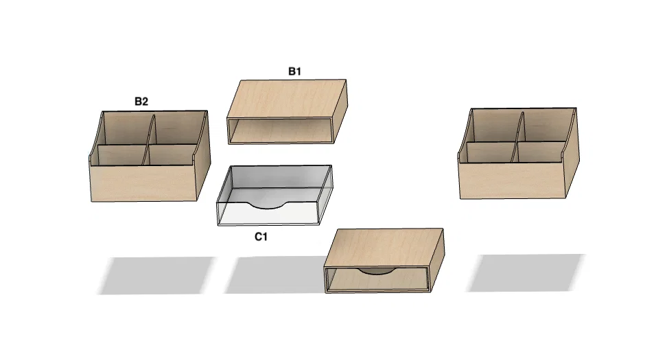 Khay Đựng Đồ Đa Năng ORGANIZER GT558 - Giải Pháp Gọn Gàng Cho Bàn Làm Việc - Image 3