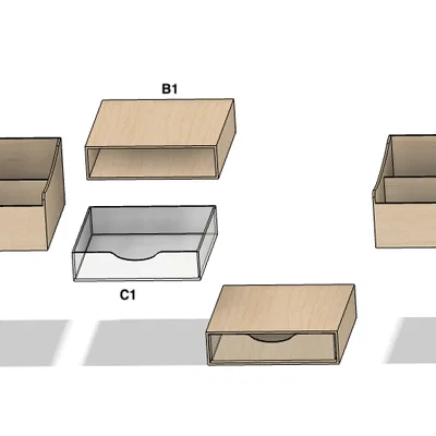 Khay Đựng Đồ Đa Năng ORGANIZER GT558 - Giải Pháp Gọn Gàng Cho Bàn Làm Việc