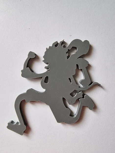 Mô hình treo tường Luffy 5th Gear - Đồ trang trí 3D cho fan One Piece - Image 1