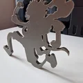 Mô hình treo tường Luffy 5th Gear - Đồ trang trí 3D cho fan One Piece - Thumbnail 2