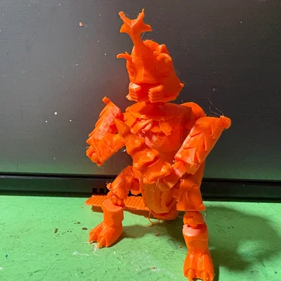 Mô hình 3D nhân vật Megalon (Godzilla) linh hoạt dễ in