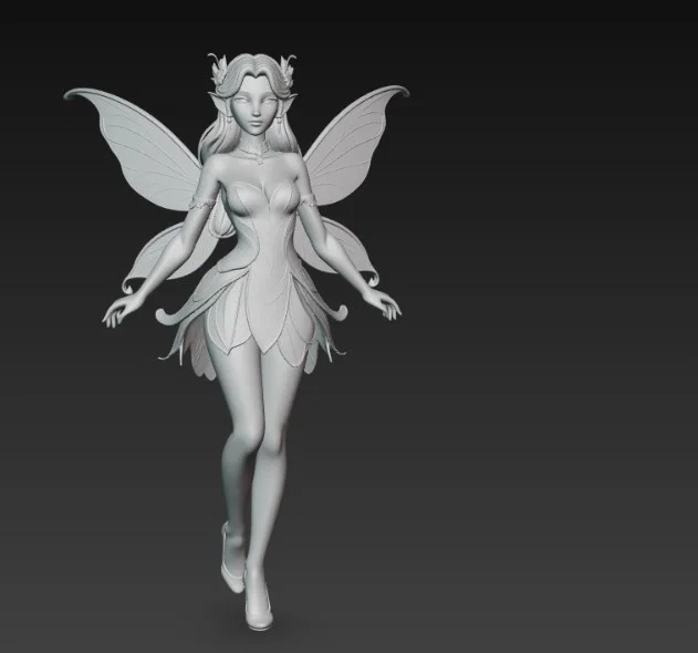 Mô hình Nàng tiên (Fairy) Anime xinh đẹp in 3D - Image 2