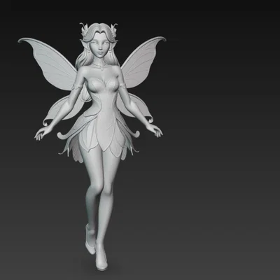 Mô hình Nàng tiên (Fairy) Anime xinh đẹp in 3D