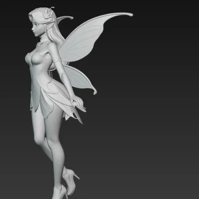 Mô hình Nàng tiên (Fairy) Anime xinh đẹp in 3D