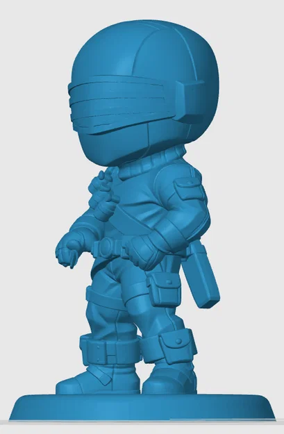 Mô hình Snake Eyes G.I. Joe phiên bản Chibi in 3D độc đáo - Image 2