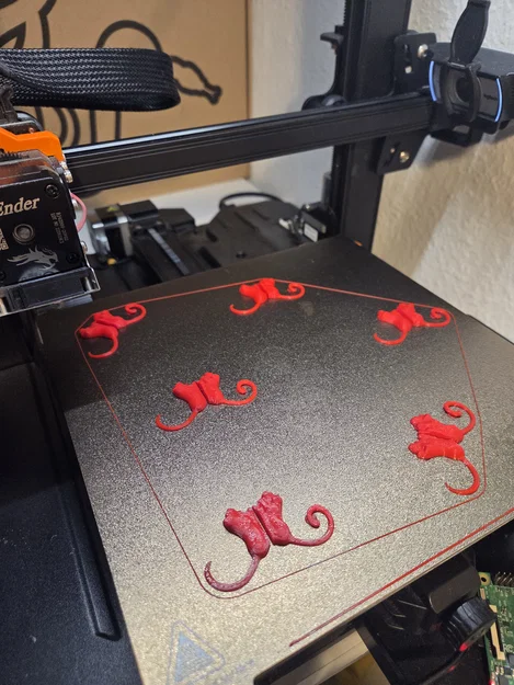 Mô hình khỉ thay thế cho trò chơi SOS Affenalarm (Tumblin' Monkey) - Dễ in - Image 2