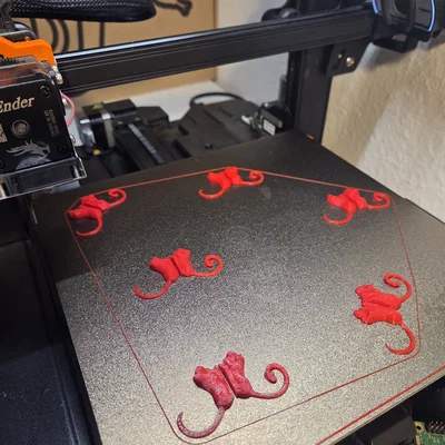 Mô hình khỉ thay thế cho trò chơi SOS Affenalarm (Tumblin' Monkey) - Dễ in