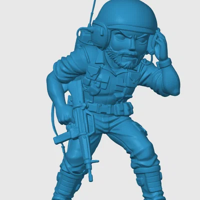 Mô hình Breaker phong cách Chibi - Đồ chơi trang trí bàn làm việc cực chất