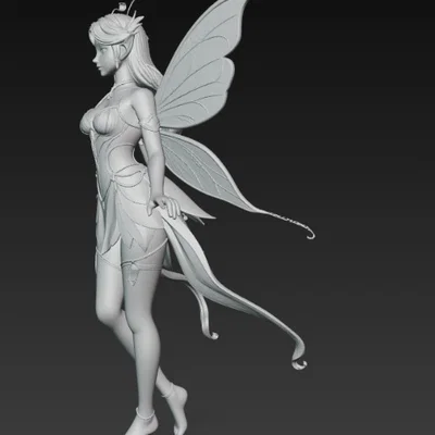 Mô hình Nàng Tiên Nhỏ (Cute Fairy) - Tượng 3D phong cách Anime tuyệt đẹp