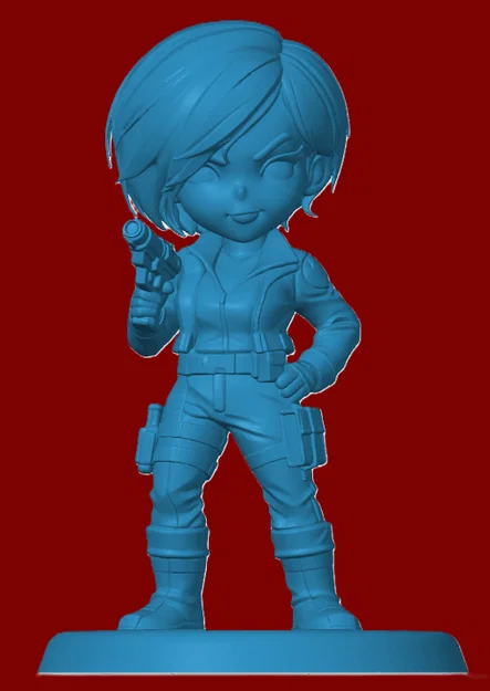 Mô hình nhân vật Cover Girl (G.I. Joe) phong cách Chibi đáng yêu - Image 1