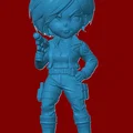 Mô hình nhân vật Cover Girl (G.I. Joe) phong cách Chibi đáng yêu - Thumbnail 1