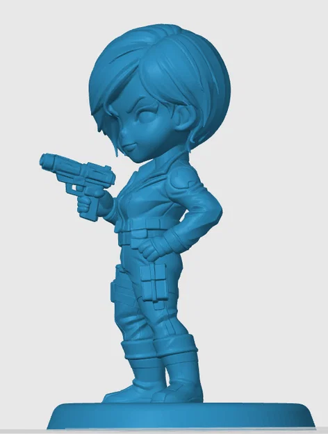 Mô hình nhân vật Cover Girl (G.I. Joe) phong cách Chibi đáng yêu - Image 2