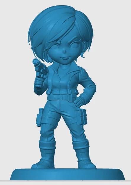 Mô hình nhân vật Cover Girl (G.I. Joe) phong cách Chibi đáng yêu - Image 3