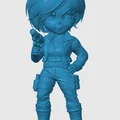 Mô hình nhân vật Cover Girl (G.I. Joe) phong cách Chibi đáng yêu - Thumbnail 3