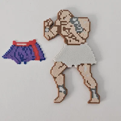 Sagat SF2 - Phiên bản Cổ điển (Diorama & Móc khóa)