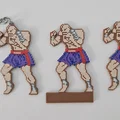 Sagat SF2 - Phiên bản Cổ điển (Diorama & Móc khóa) - Thumbnail 4