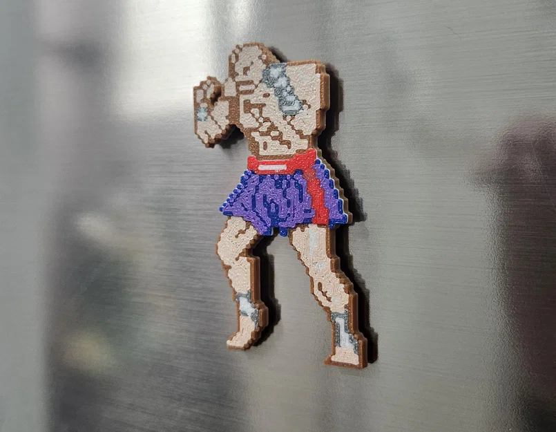 Sagat SF2 - Phiên bản Cổ điển (Diorama & Móc khóa) - Image 5