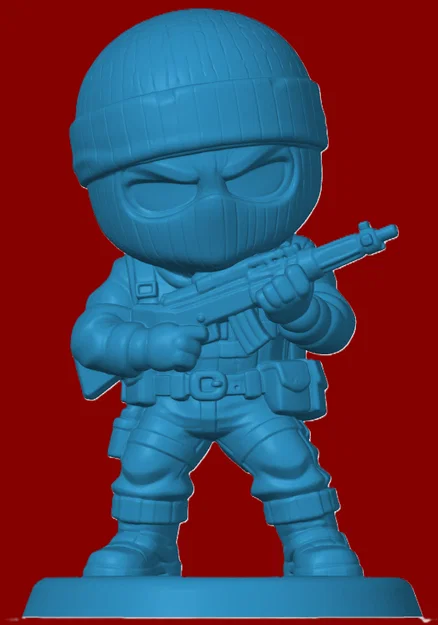 Mô hình nhân vật Stalker phong cách Chibi cho tín đồ G.I. Joe - Image 1