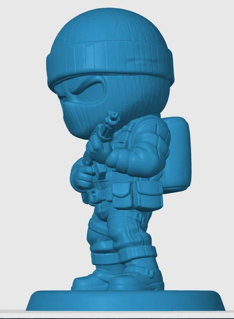 Mô hình nhân vật Stalker phong cách Chibi cho tín đồ G.I. Joe - Image 2