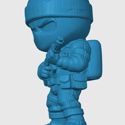 Mô hình nhân vật Stalker phong cách Chibi cho tín đồ G.I. Joe