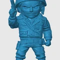 Mô hình nhân vật Hawk phong cách Chibi cho tín đồ G.I. Joe - Thumbnail 3
