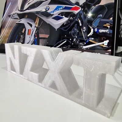 Mô hình logo NZXT trang trí để bàn in 3D cực chất