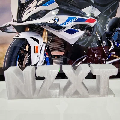 Mô hình logo NZXT trang trí để bàn in 3D cực chất
