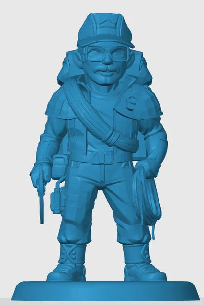 Mô hình Alpine phong cách Chibi G.I. Joe - File in 3D chất lượng cao - Image 2