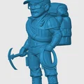 Mô hình Alpine phong cách Chibi G.I. Joe - File in 3D chất lượng cao - Thumbnail 3