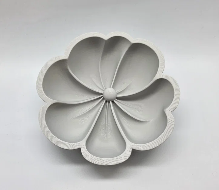 Đĩa Hoa Sứ Plumeria Lòng Sâu - Image 1