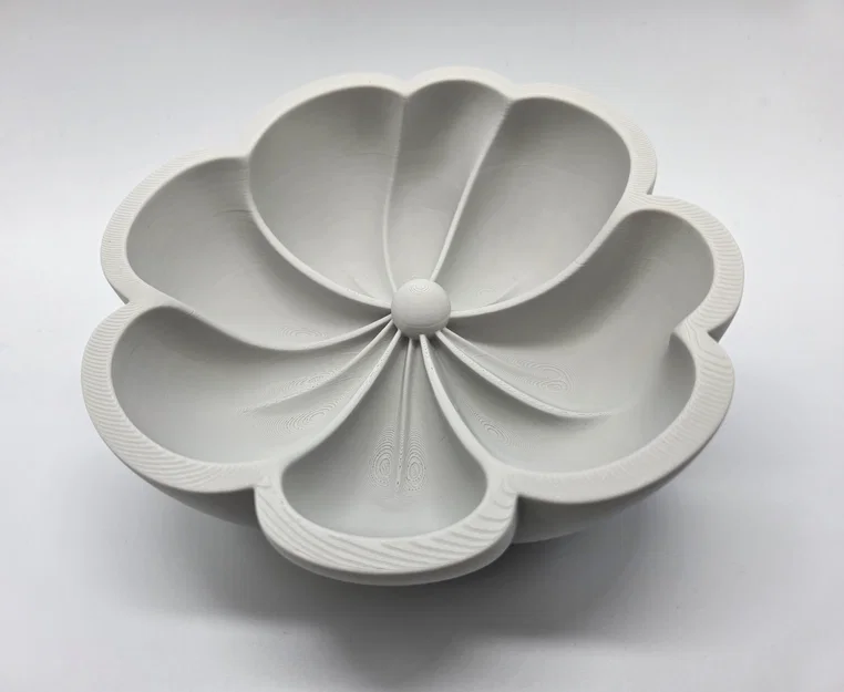 Đĩa Hoa Sứ Plumeria Lòng Sâu - Image 4