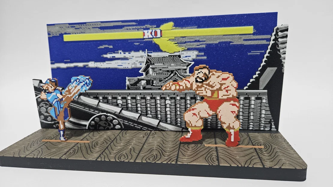 Zangief SF2 - Phiên bản Cổ điển (Diorama & Móc khóa) - Image 1