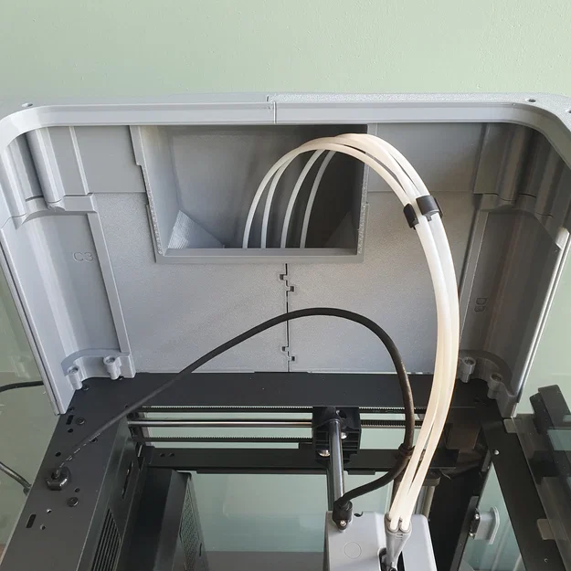 Mod Vỏ Enclosure Flashforge AD5X - Lỗ luồn ống PTFE lớn - Image 2