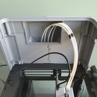 Mod Vỏ Enclosure Flashforge AD5X - Lỗ luồn ống PTFE lớn