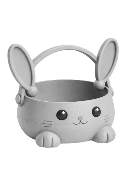 Tô đựng trứng hoặc kẹo hình chú thỏ Phục sinh - Image 1