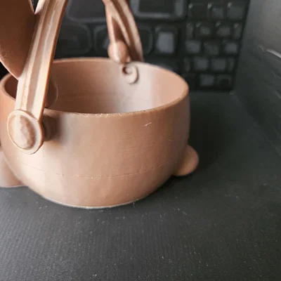 Tô đựng trứng hoặc kẹo hình chú thỏ Phục sinh