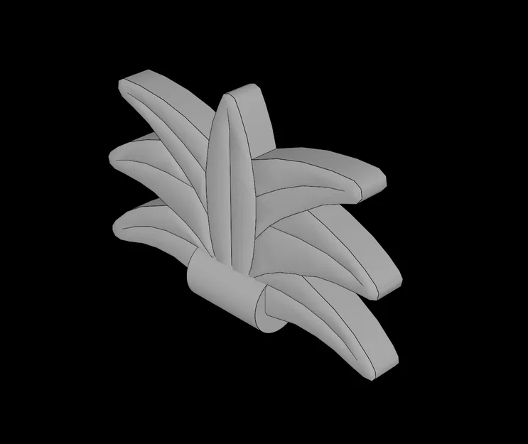 Mũ lông vũ trang trí tương thích LEGO (87696.dat) cho nhân vật - Image 1