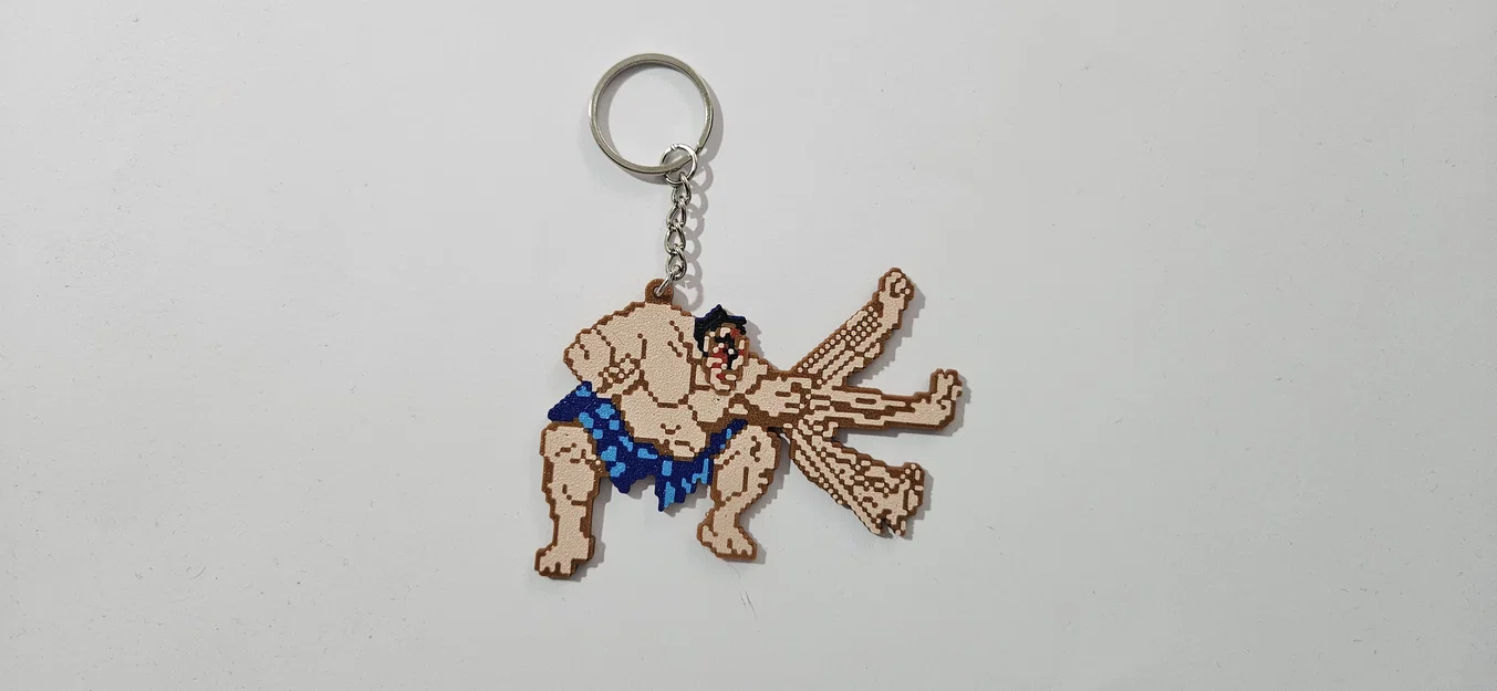 E_Honda SF2 - Phiên bản Cổ điển (Diorama & Móc khóa) - Image 3