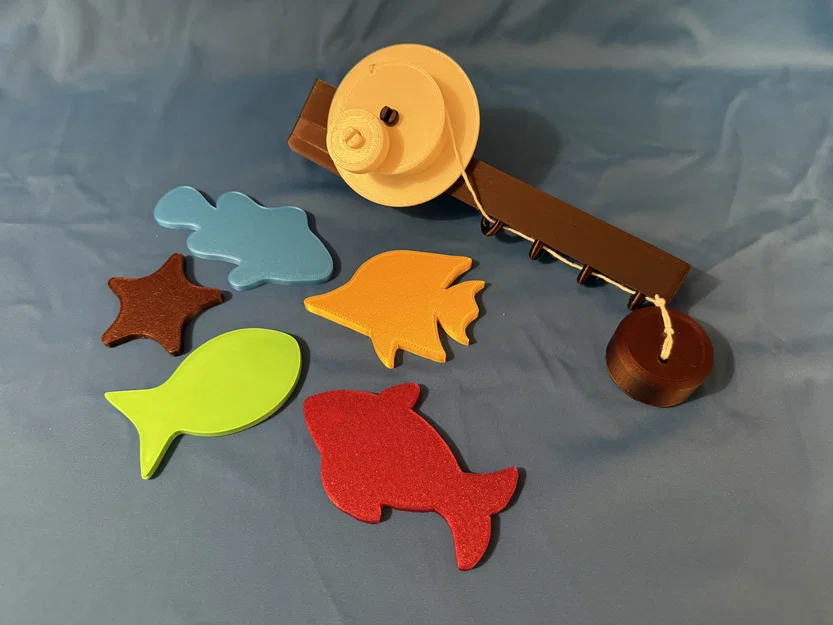 Cần câu cá nam châm kèm cá cho bé - Image 1