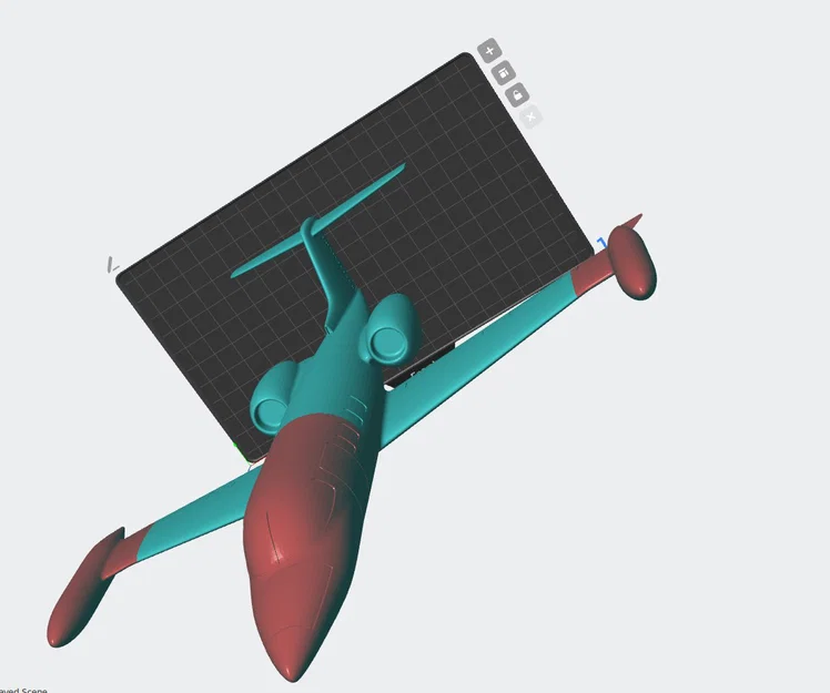 Mô hình 3D máy bay Learjet 35 và 45 để in ấn - Image 2